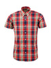 Men's Red Check shirt - CK 66