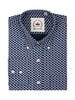 Men's Navy Diamond pattern shirt - LR-2