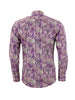 Men's Purple Paisley Shirt - PS-29