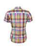 Ladies Multi coloured check shirt - LSS 61