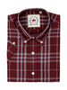 Limited Edition Burgundy Check shirt - STCK -23