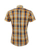 Men's orange Check shirt - CK 63