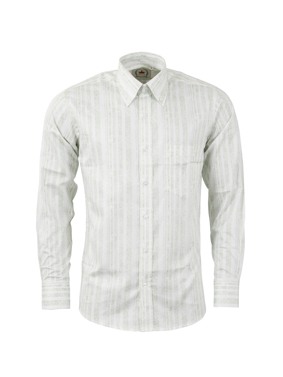SCOTT PAISLEY EXPLOSION TEAL MENS PRINTED SHIRT
