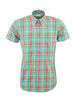 Men's Turquoise blue multi Check Shirt- CK-58 - UP TO 5XL