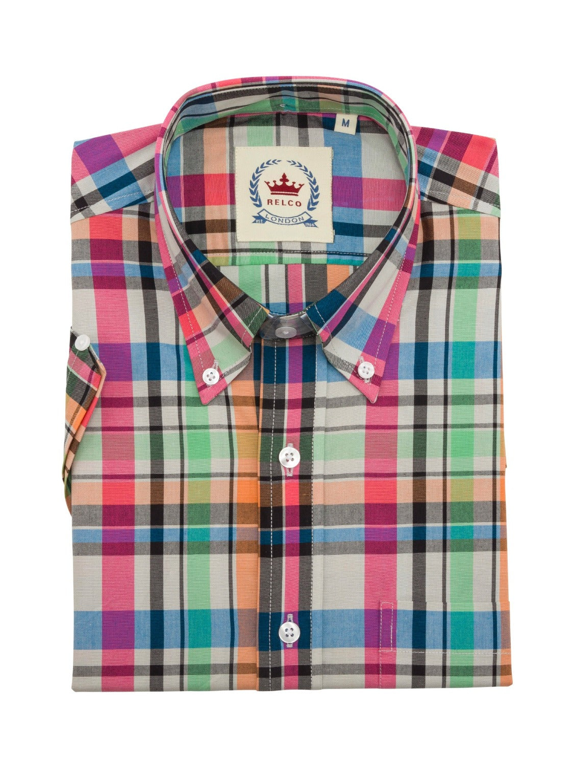 Men's Multi Checkered Shirt | Relco London