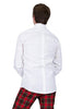 Mens Long sleeve Oxford shirt - White