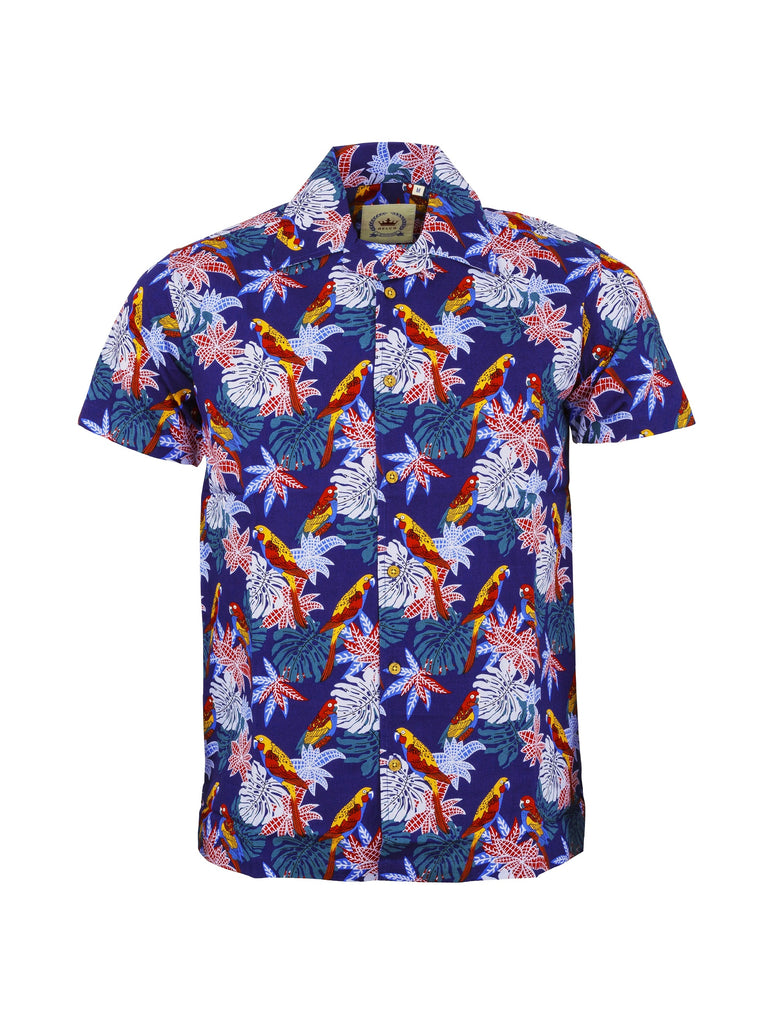 Hawaiian Shirt Parrot print