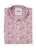 Men's Short Sleeve Red & Blue paisley shirt - S/S-PS-3
