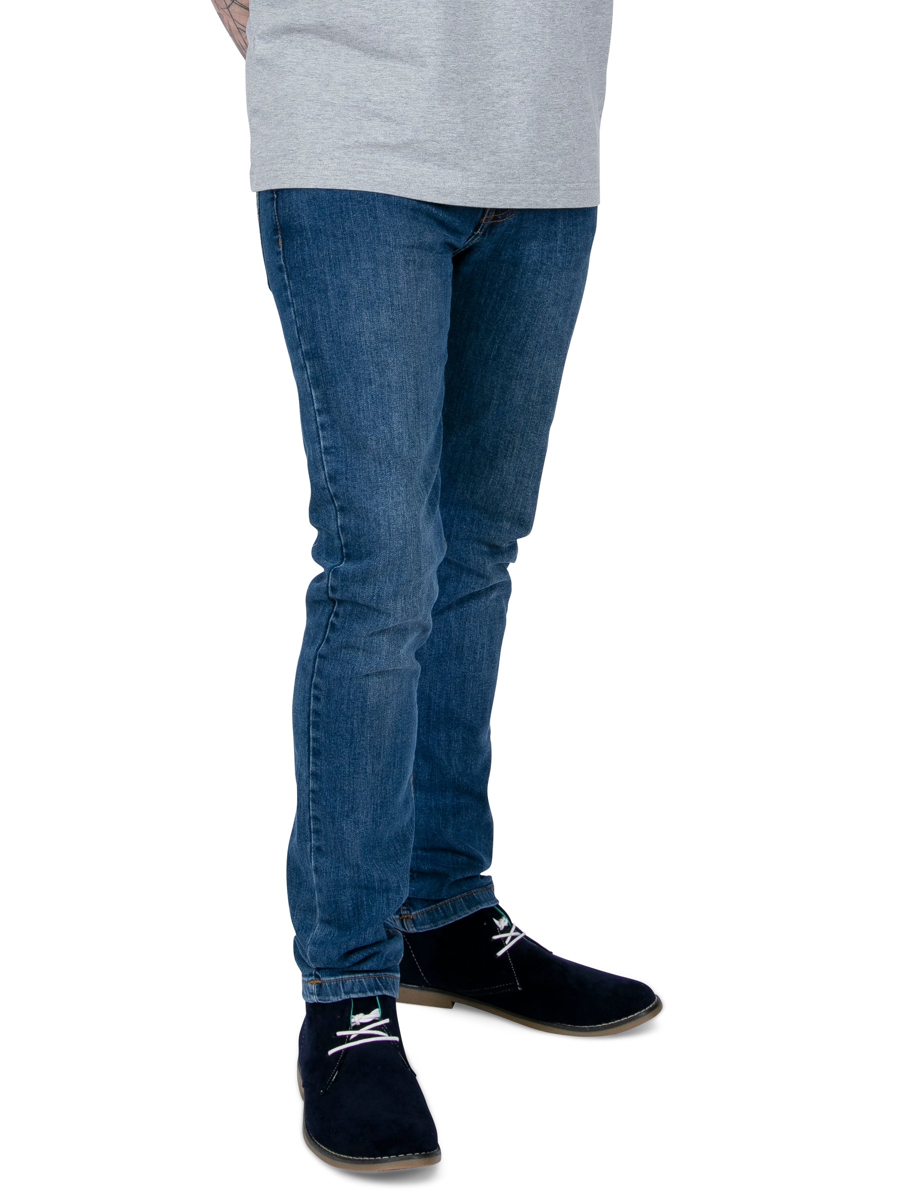 RELCO JEAN DROIT Texas Indigo Denim Brut 14 Oz Rockabilly