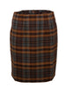 Grey Tartan Skirt - Fully Lined