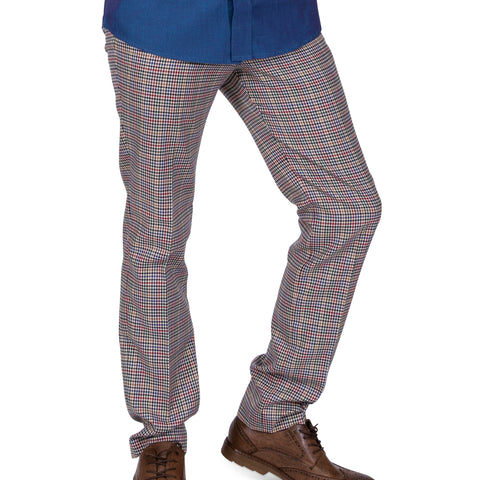 Trousers in Tweed - Checkered